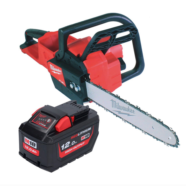 Tronçonneuse à batterie Milwaukee M18 FCHS35-121 18 V 35 cm 12,4 m/s + 1x batterie 12,0 Ah - sans chargeur