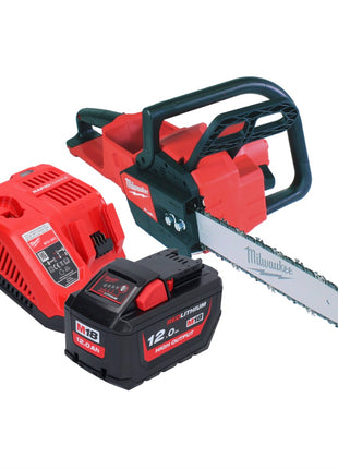 Motosierra a batería Milwaukee M18 FCHS35-121 18 V 35 cm 12,4 m/s (4933479899) + 1x batería 12,0 Ah + cargador