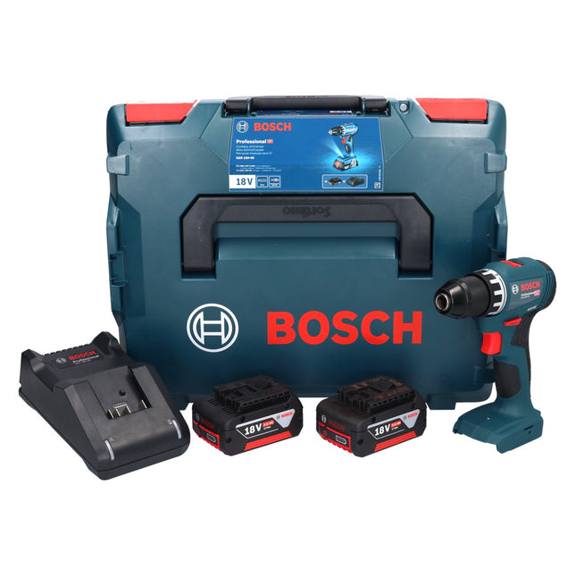 Bosch GSR 18V-45 perceuse-visseuse sans fil 18 V 45 Nm (06019K3204) sans balais + 2x batterie 3,0 Ah + chargeur + L-Boxx