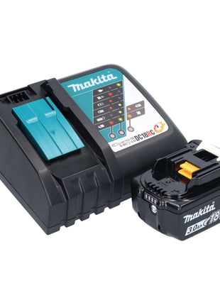 Makita DHG 181 RF1J Pistolet air chaud sans fil 18 V 150 - 550C + 1x batterie rechargeable 3,0 Ah + chargeur + Makpac