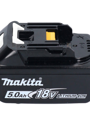 Soplador de aire caliente a batería Makita DHG 181 T1J 18 V 150 - 550°C + 1x batería 5,0 Ah + Makpac - sin cargador