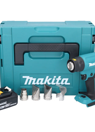 Makita DHG 181 G1J Pistolet air chaud sans fil 18 V 150 - 550C + 1x accu 6,0 Ah + Makpac - sans kit chargeur