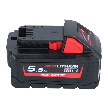 Milwaukee M18 HB 5,5 Kit batterie 3x 18 V 5,5 Ah / 5500 mAh Li-Ion High Output ( 3x 4932464712 ) avec indicateur de charge