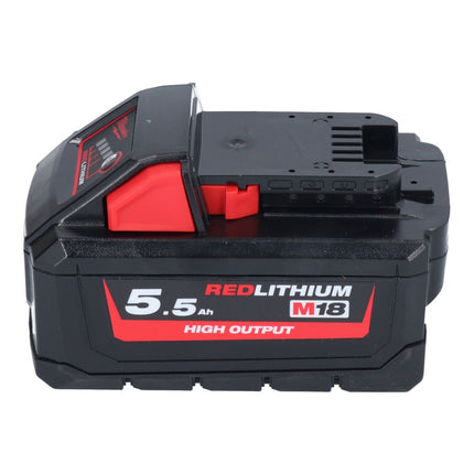 Milwaukee M18 HB 5,5 Kit batterie 4x 18 V 5,5 Ah / 5500 mAh Li-Ion High Output ( 4x 4932464712 ) avec indicateur de charge