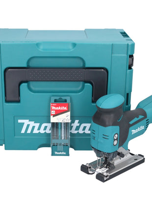 Makita DJV 181 ZJ Scie sauteuse sans fil 18 V Brushless + 5 pcs. jeu de lames de scie sauteuse + Makpac - sans batterie, sans chargeur