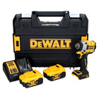 DeWalt DCF 922 P2 Clé à choc 18 V 400 Nm 1/2'' Brushless + 2x batterie 5,0 Ah + chargeur + TSTAK