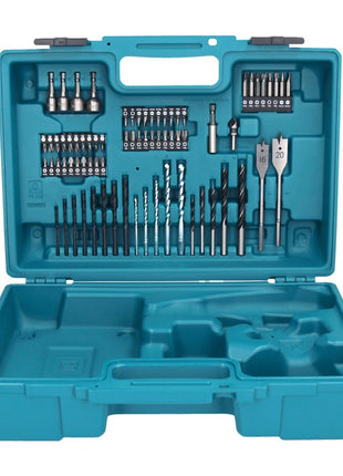 Makita DDF 484 RF1X1 perceuse-visseuse sans fil 18 V 54 Nm + 1x batterie 3,0 Ah + chargeur + jeu d'accessoires 74 pièces + mallette