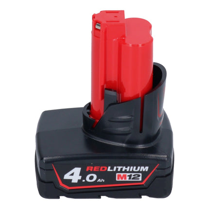 Milwaukee M12 RCDAB+-401 Radio chargeur DAB+ sans fil 12V + 1x Batterie 4,0Ah - sans chargeur