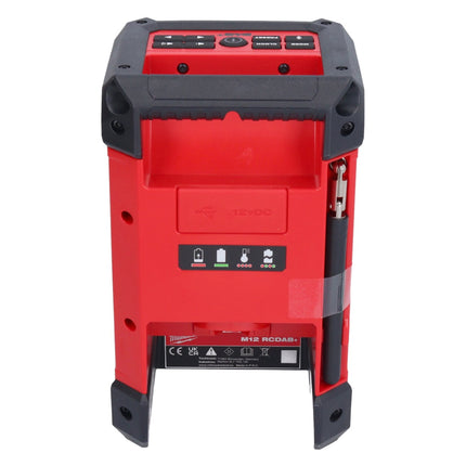 Milwaukee M12 RCDAB+-601 Radio à batterie DAB+ 12 V + 1x batterie 6,0 Ah - sans chargeur