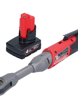 Milwaukee M12 FIR38LR-401 carraca a batería larga 12 V 75 Nm 3/8" + 1x batería 4,0 Ah - sin cargador