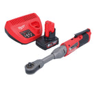 Milwaukee M12 FIR38LR-601 cliquet à batterie long 12 V 75 Nm 3/8