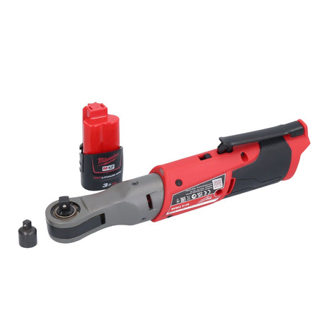 Milwaukee M12 FIR38-301 Clé à cliquet sans fil 12 V 75 Nm 3/8" 1/4" + 1x batterie 3,0 Ah - sans chargeur