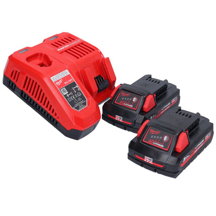 Milwaukee M18 FH-302 Marteau perforateur sans fil 18 V 2,5 J SDS plus Brushless + 2x batterie 3,0 Ah + chargeur