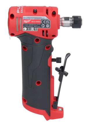 Meuleuse droite Milwaukee M12 FDGA-301 coudée 12 V 6 / 8 mm sans balais + 1x batterie 3,0 Ah + chargeur