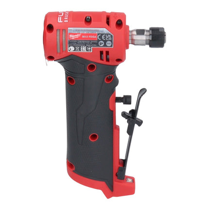 Milwaukee M12 FDGA-401 Meuleuse droite inclinée 12 V 6 / 8 mm Brushless + 1x batterie 4,0 Ah - sans chargeur