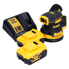 DeWalt DCW 210 P2 Akku Exzenterschleifer 18 V 125 mm Brushless + 2x Akku 5,0 Ah + Ladegerät - Toolbrothers