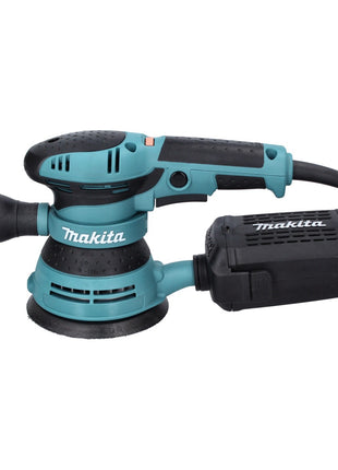 Makita BO 5041 J Exzenterschleifer Schleifmaschine 300 W 125 mm + Toolbrothers SPIDER Schleifset Netzschleifmittel + Makpac - Toolbrothers