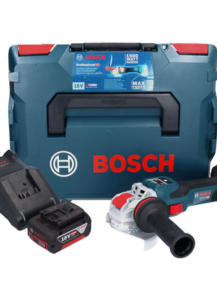 Bosch GWX 18V-15 SC Professional Akku Winkelschleifer 18 V 125 mm BITURBO X-LOCK + 1x Akku 5,0 Ah + Ladegerät + L-BOXX - Toolbrothers