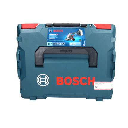 Bosch GWS 18V-10 SC Meuleuse angulaire sans fil 18 V 125 mm Brushless + 2x batterie ProCORE 8,0 Ah + chargeur + L-Boxx