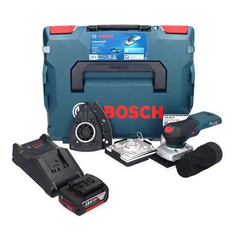 Lijadora orbital a batería Bosch GSS 18V-13 18 V + 1x batería 5,0 Ah + cargador + L-BOXX