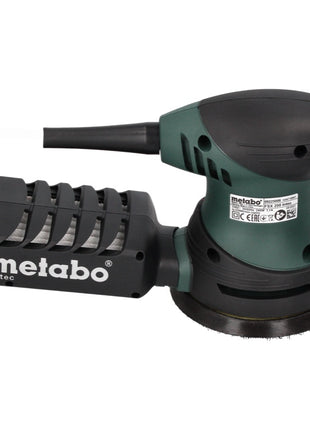 Metabo FSX 200 Intec Ponceuse excentrique 240 W 125 mm + 4x Toolbrothers SPIDER Filet de ponçage Set + Coffret