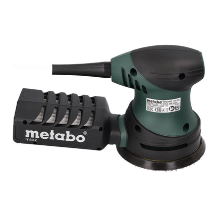 Metabo FSX 200 Intec Ponceuse excentrique 240 W 125 mm + 4x Toolbrothers SPIDER Filet de ponçage Set + Coffret