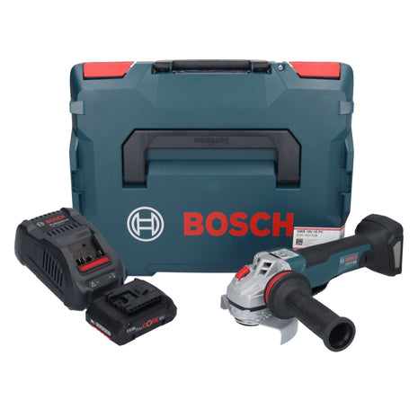 Bosch GWS 18V-10 PC Professional Akku Winkelschleifer 18 V 125 mm Brushless + 1x ProCORE Akku 4,0 Ah + Ladegerät + L-Boxx - Toolbrothers