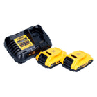 DeWalt Akku Starter Set 18 V 2x DCB 183 Akku 2,0 Ah + DCB 116 XR Schnell Ladegerät - Toolbrothers