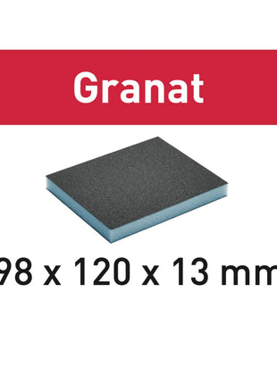 Festool Schleifschwamm Granat 98 x 120 x 13 mm 120 GR/6 Körnung 120 6 Stk. ( 201113 ) - Toolbrothers