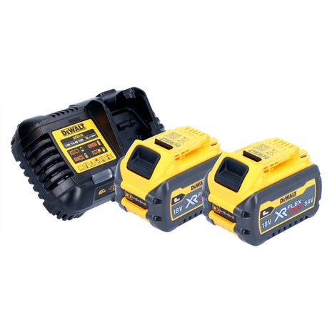 Set de iniciación de batería DeWalt 18 V 2x batería DCB 546 6,0 Ah + cargador rápido DCB 116 XR