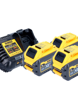 Kit de démarrage sans fil 18 V DeWalt 3x DCB 546 batterie 6,0 Ah + DCB 116 XR chargeur rapide