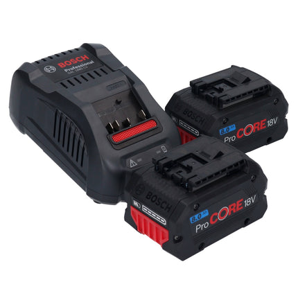 Bosch GGS 18V-20 Meuleuse droite sans fil 18 V Brushless + 2x batterie ProCORE 8,0 Ah + chargeur + L-BOXX