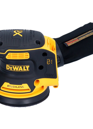 DeWalt DCW 210 N Akku Exzenterschleifer 18 V 125 mm Brushless Solo + 2x Toolbrothers SPIDER Netzschleifmittel Set - Toolbrothers