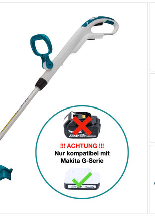 Neuwertig Makita UR 180 DZ Akku Rasentrimmer 18 V 260 mm G Serie kein LXT Solo ohne Akku ohne Ladegeraet 1 - toolbrothers