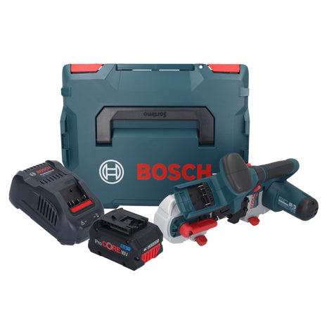 Bosch GCB 18V-63 Professional sierra de cinta a batería 18 V 63,5 mm + 1x batería ProCORE 8,0 Ah + cargador + L-Boxx