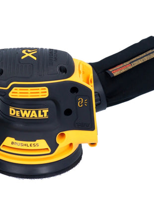 DeWalt DCW 210 N Akku Exzenterschleifer 18 V 125 mm Brushless + 1x Akku 2,0 Ah + 1x Toolbrothers TURTLE Schleifscheiben Set - ohne Ladegerät - Toolbrothers