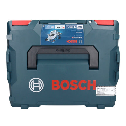 Bosch GKS 18V-70 L Scie circulaire sans fil 18 V Brushless 190 mm BITURBO + 1x batterie ProCORE 8,0 Ah + L-Boxx - sans chargeur