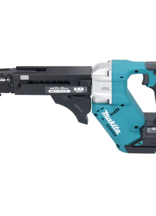 Makita DFR 551 RT Akku Magazinschrauber 18 V 25 - 55 mm Brushless + 2x Akku 5,0 Ah + Ladegerät - Toolbrothers