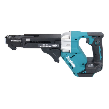 Makita DFR 551 RM1J Akku Magazinschrauber 18 V 25 - 55 mm Brushless + 1x Akku 4,0 Ah + Ladegerät + Makpac - Toolbrothers