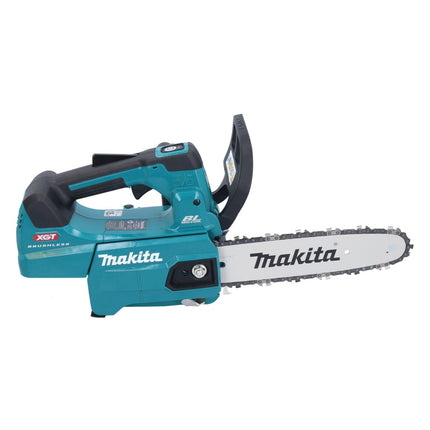 Makita UC 002 GD201 Tronçonneuse à chaîne sans fil 40 V max. 25 cm 24,8 m/s Brushless + 2x batterie 2,5 Ah + chargeur
