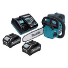 Makita UC 002 GM201 Tronçonneuse à chaîne sans fil 40 V max. 25 cm 24,8 m/s Brushless + 2x batterie 4,0 Ah + chargeur
