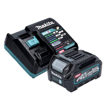 Makita ML003GA101 Projecteur de chantier LED à batterie 18 V / 40 V max 1100 lm + 1x batterie 2,0 Ah + chargeur