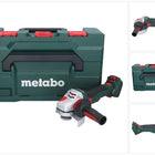 Metabo WVB 18 LTX BL 15-125 Quick Meuleuse d'angle sans fil 18 V 125 mm ( 601731840 ) Brushless + metaBOX - sans batterie, sans chargeur