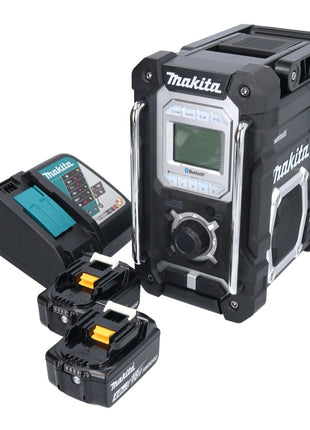 Makita DMR 108 RM Radio à batterie 10,8 V - 18 V Bluetooth IP64 + 2x batteries 4,0 Ah + chargeur