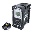 Makita DMR 108 T1 radio batería 10,8 V - 18 V Bluetooth IP64 + 1x batería 5,0 Ah - sin cargador