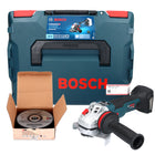 Bosch GWS 18V-10 SC Akku Winkelschleifer 18 V 125 mm ( 06019G340B ) Brushless + L-Boxx + Toolbrothers MANTIS Trennscheiben- Set - ohne Akku, ohne Ladegerät - Toolbrothers