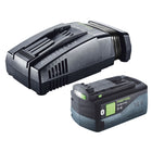 Festool Energie Set 1x BP 18 Li 5,0 ASI EU Akkupack 18 V 5,0 Ah ( 577660 ) + SCA 16 Schnellladegerät 10,8 V - 18 V ( 576953 ) - Toolbrothers