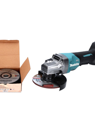 Makita GA 016 GZ Akku Winkelschleifer 40 V max. 125 mm Brushless  XGT Solo + Toolbrothers MANTIS Trennscheiben- Set - ohne Akku, ohne Ladegerät - Toolbrothers