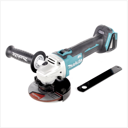 Makita DGA 506 Z Meuleuse d'angle sans fil 18 V 125 mm Brushless Solo + Toolbrothers MANTIS Set de disques à tronçonner - sans batterie, sans chargeur