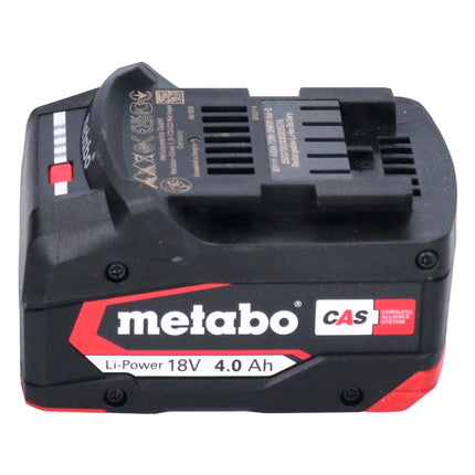 Metabo Basic Set 2x batteries Li-Power 18 V 4,0 Ah + chargeur Metabo SC 30 12 - 18 V